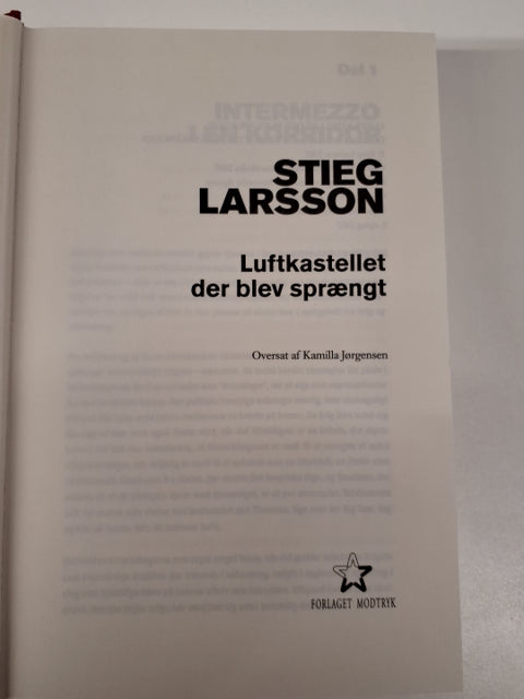 Stieg Larsson, Luftkastellet der blev sprængt